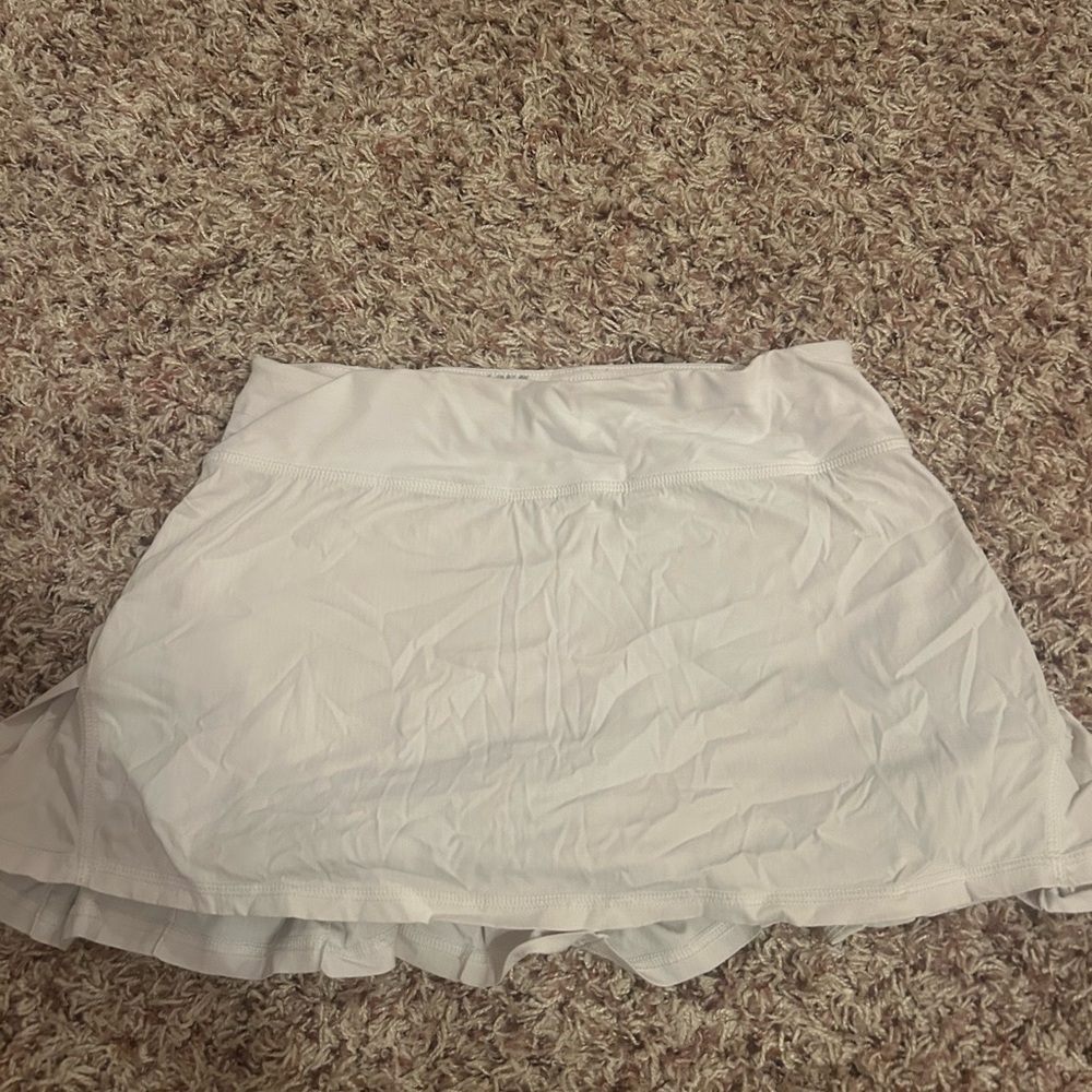 Lululemon Athletica White Mini Skirt